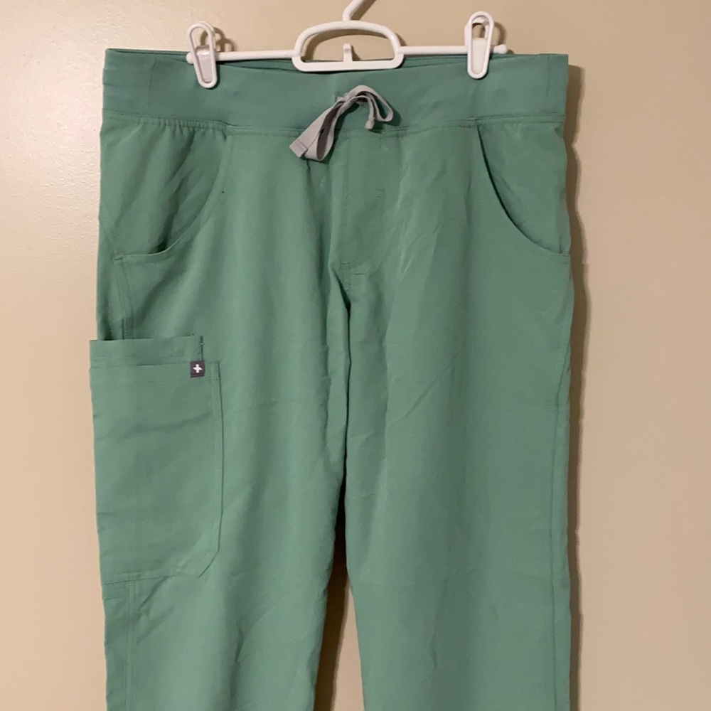 Figs Mint Green Scrub Pants